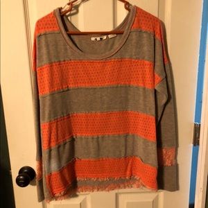 Miss Me striped sweater size Small